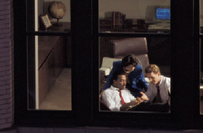 Politicians working around the clock